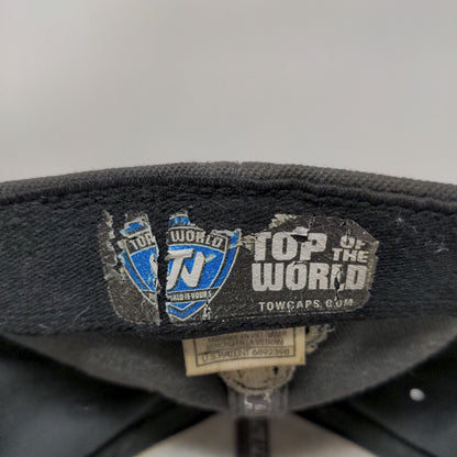 Purdue Boilermakers Fitted Hat Gray OSFA Embroidered Logo Top of the World NCAA