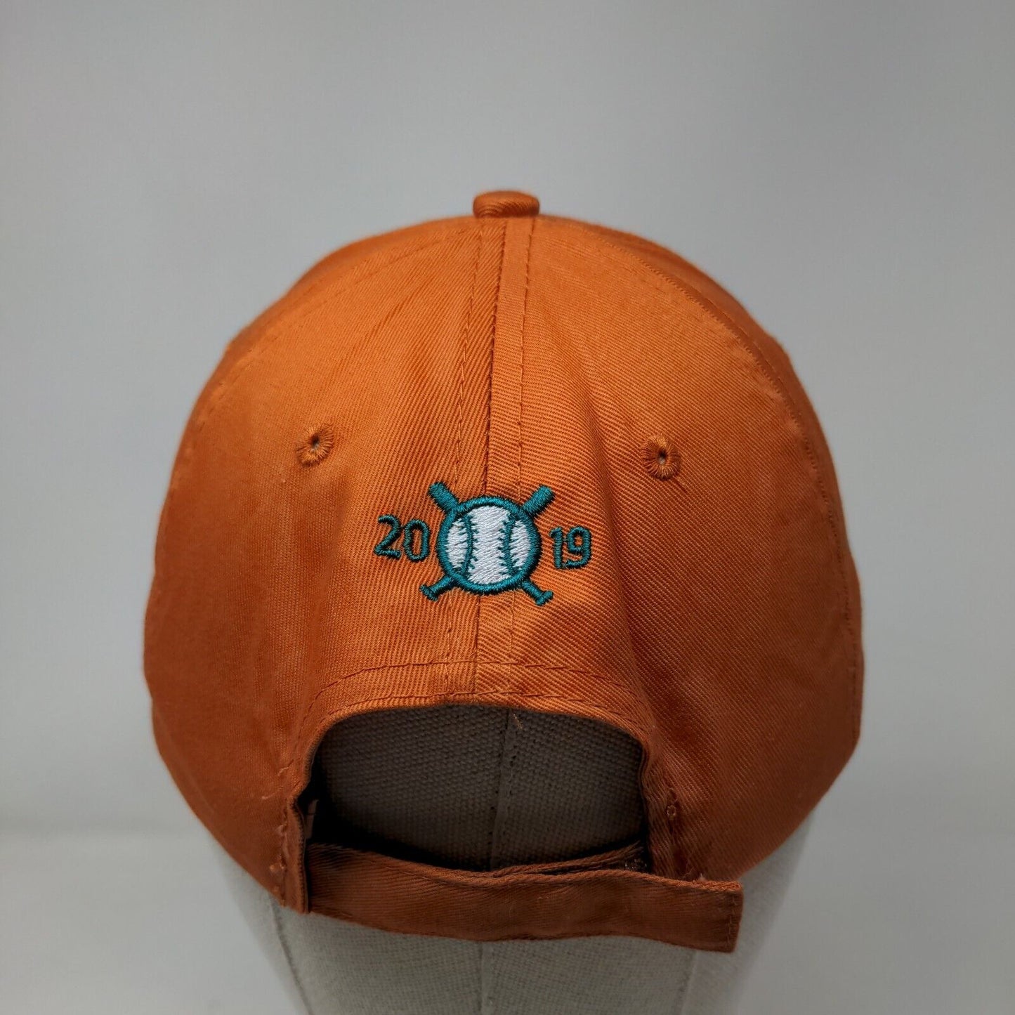 The YMCA 2019 Strapback Hat Orange One Size Embroidered Port & Company
