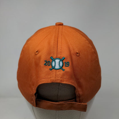 The YMCA 2019 Strapback Hat Orange One Size Embroidered Port & Company