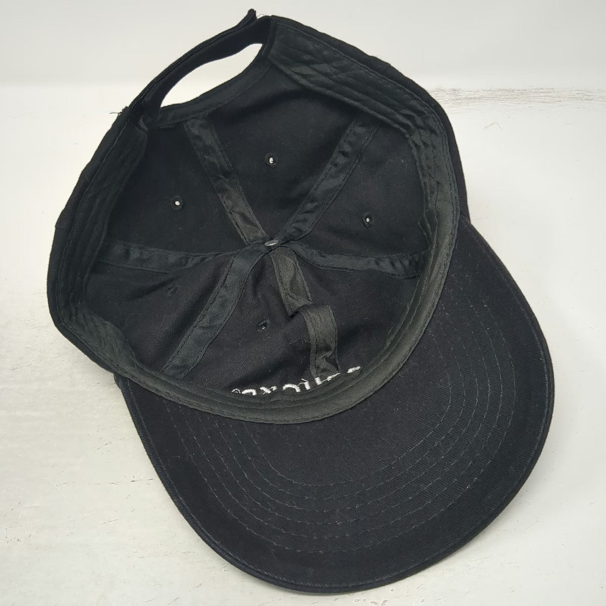 Starbucks Baseball Cap Black One Size Embroidered Cotton Strapback Hat Coffee