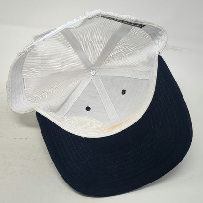 Richardson Trucker Hat Blue One Size StitchX Embroidery Mesh Snapback Style 112