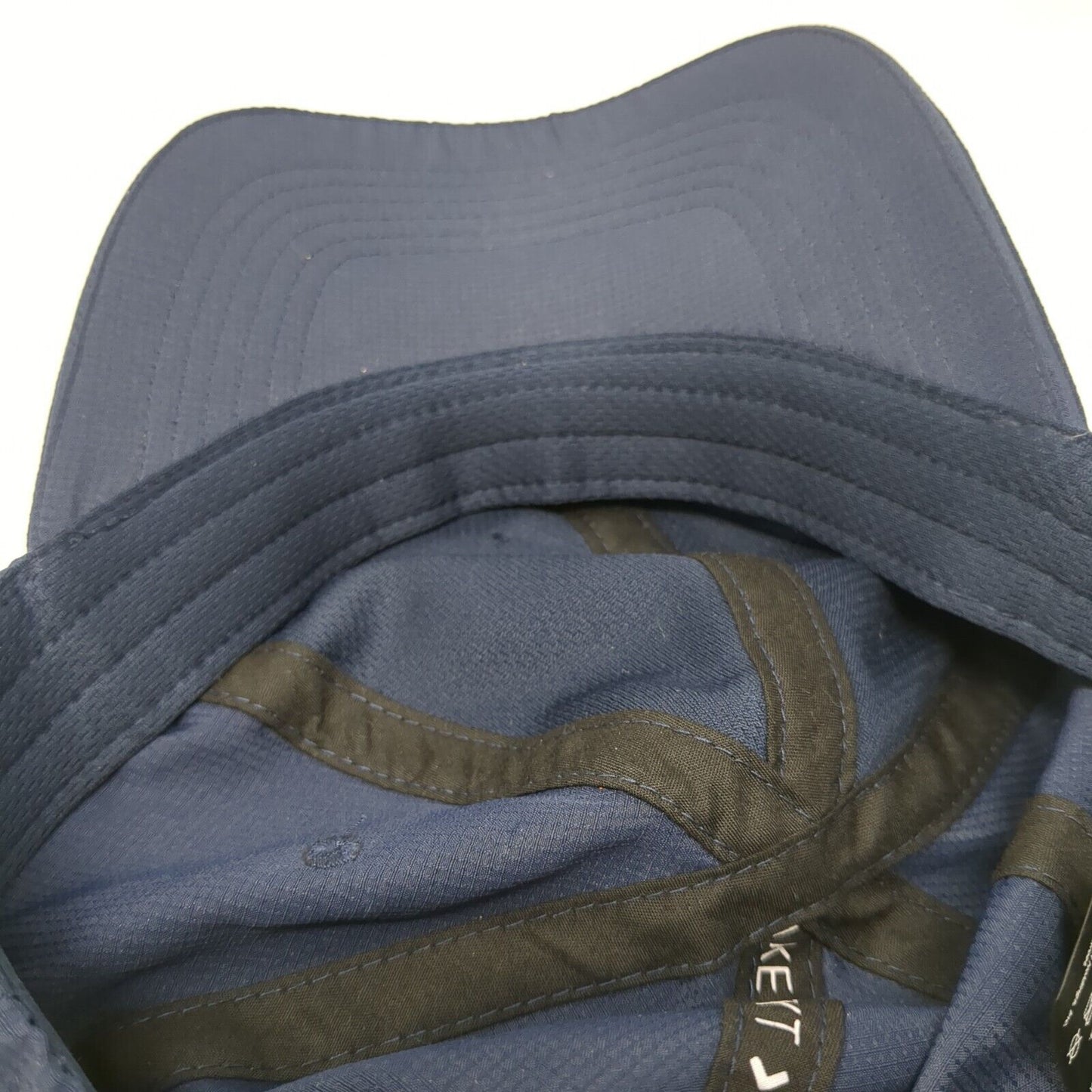 Mission Strapback Hat Blue One Size Adjustable Active Outdoor 6 Panel