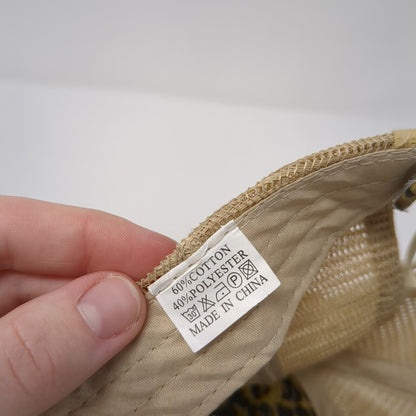 Unbranded Strapback Trucker Hat Ponytail Multi One Size Animal Print