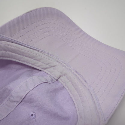 Unbranded Strapback Baseball Cap Purple One Size Adjustable 6 Panel Blank
