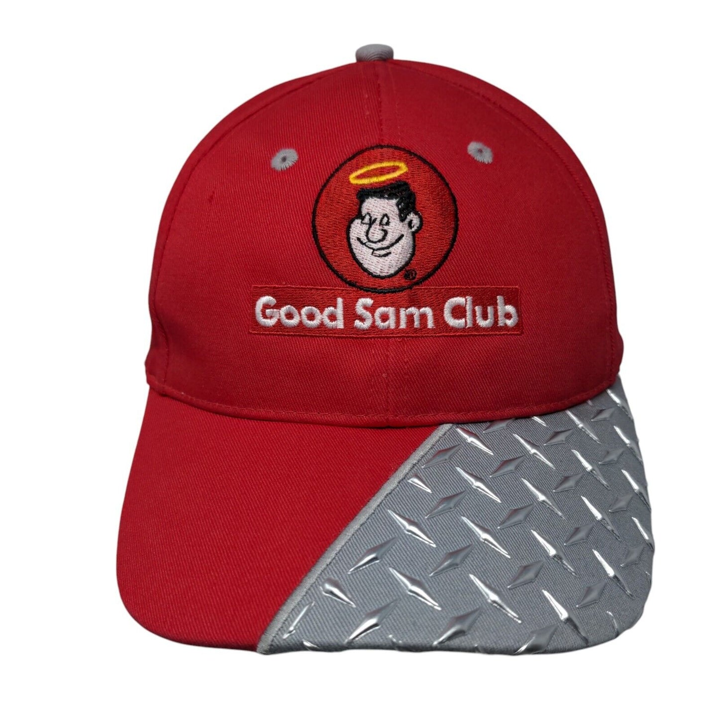 Good Sam Club Strapback Hat Red OSFA Embroidered 6 Panel Cap America