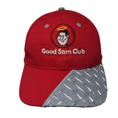 Good Sam Club Strapback Hat Red OSFA Embroidered 6 Panel Cap America