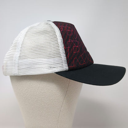 Saucony Trucker Hat Black One Size Mesh Snapback Boco Shu's Idaho Running Co
