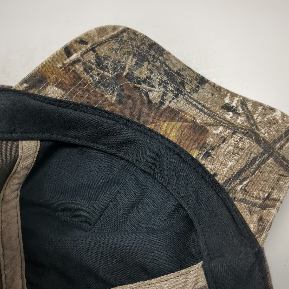 Outdoor Cap Baseball Cap Brown One Size RMEF Elk Frayed Patch Camo Underbrim Hat