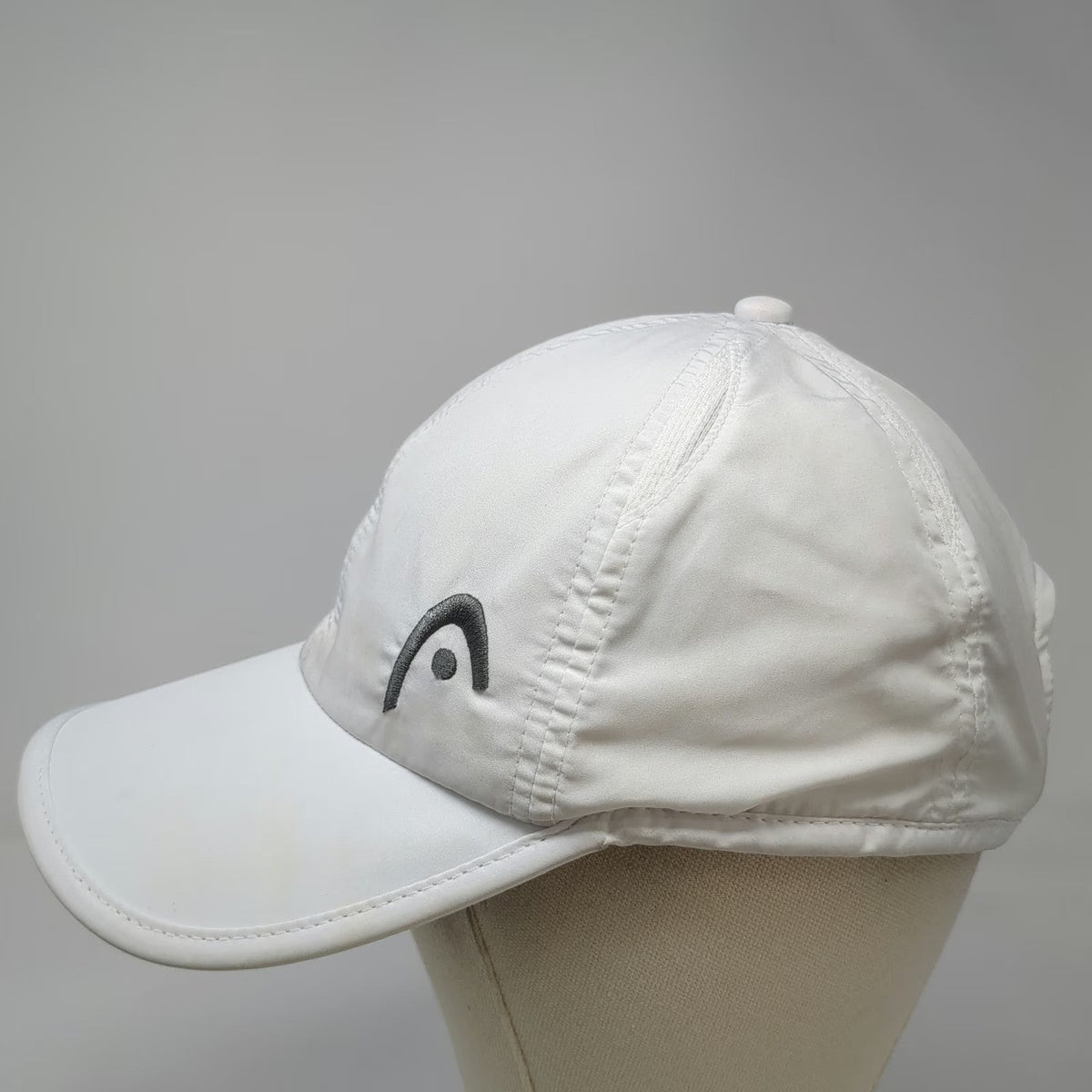 HEAD Baseball Cap White One Size Pro Player Polyester Strapback Tennis Sport Hat