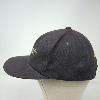 Yupoong Cap Gray World Tour Yanni Musician Concert Slideback Hat Vintage 90's