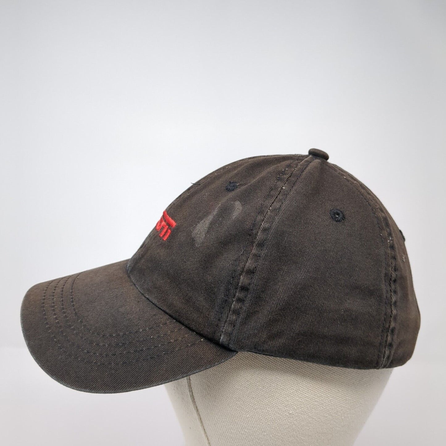 ESPN Slideback Baseball Cap Black One Size Adjustable Embroidered Legend