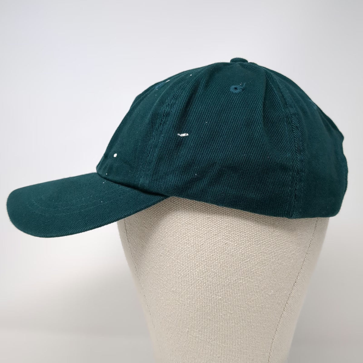 Fahrenheit Baseball Cap Green One Size CC Embroidered Logo Strapback Cotton Hat