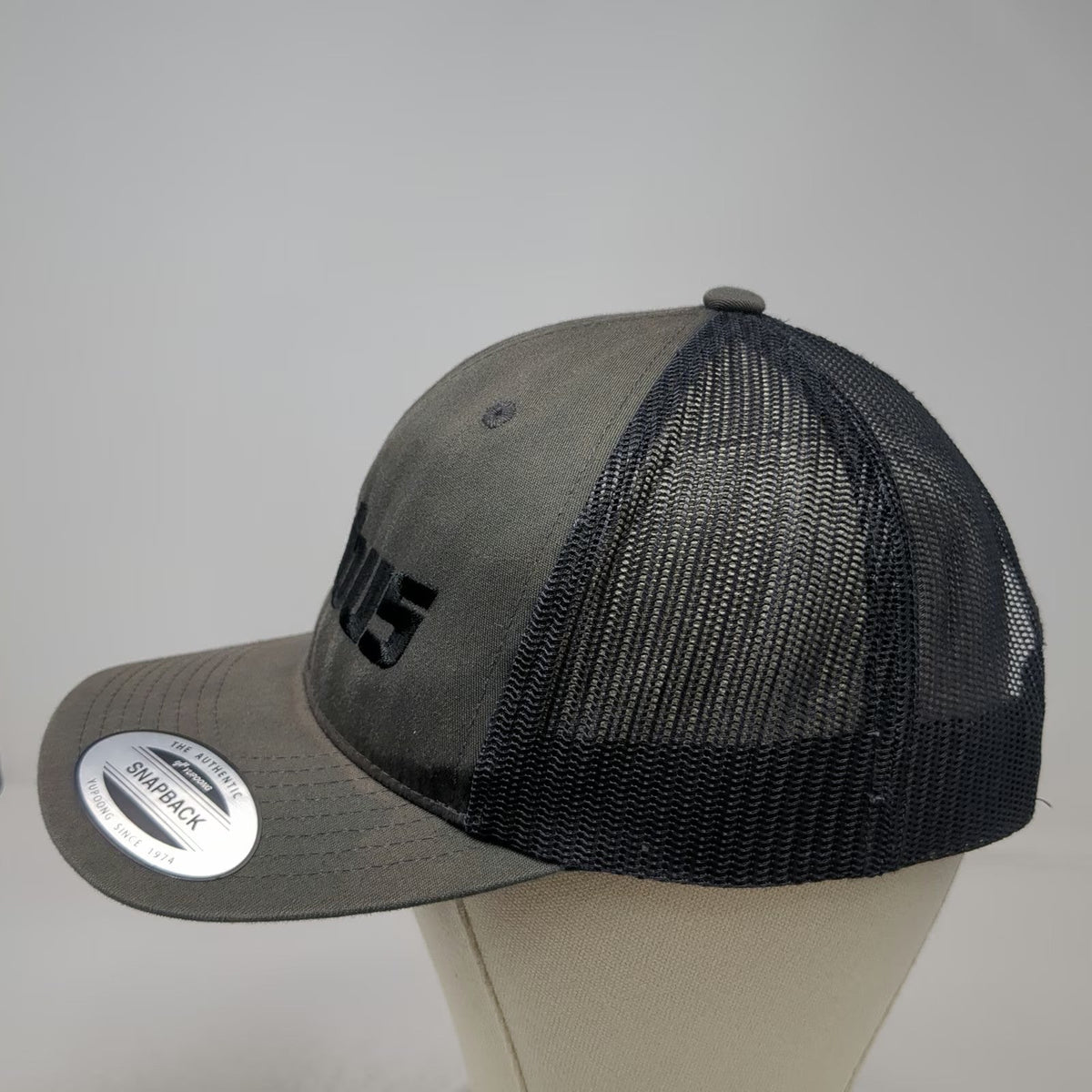 Yupoong Trucker Hat Gray One Size Incubus Band Logo Mesh Snapback Music Rock hat