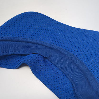Augusta Sportswear Strapback Visor Hat Blue One Size Adjustable Outdoor