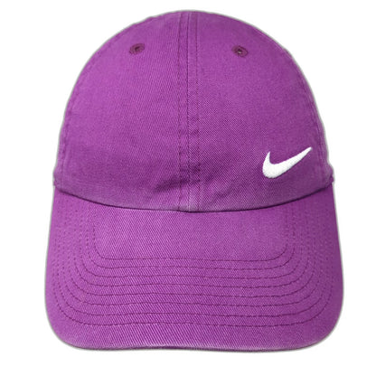 Nike Baseball Cap Purple One Size Slideback Heritage 86 Cotton Swoosh Logo Hat