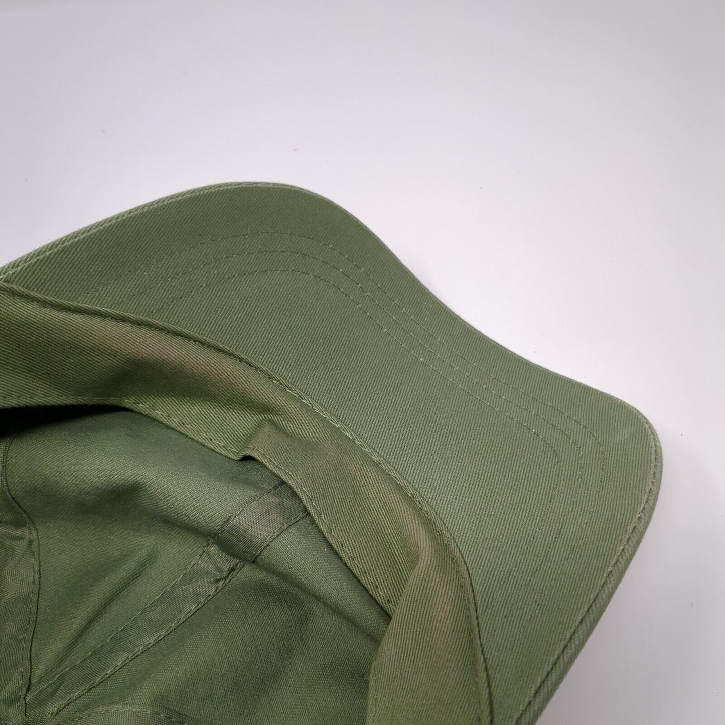 Unbranded Strapback Hat Green One Size Adjustable Blank Solid 6 Panel