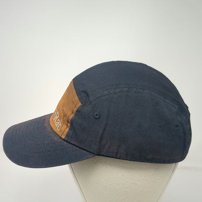Rab 5 Panel Blue One Size Hat Organic Cotton Slideback Contrast Front Panel