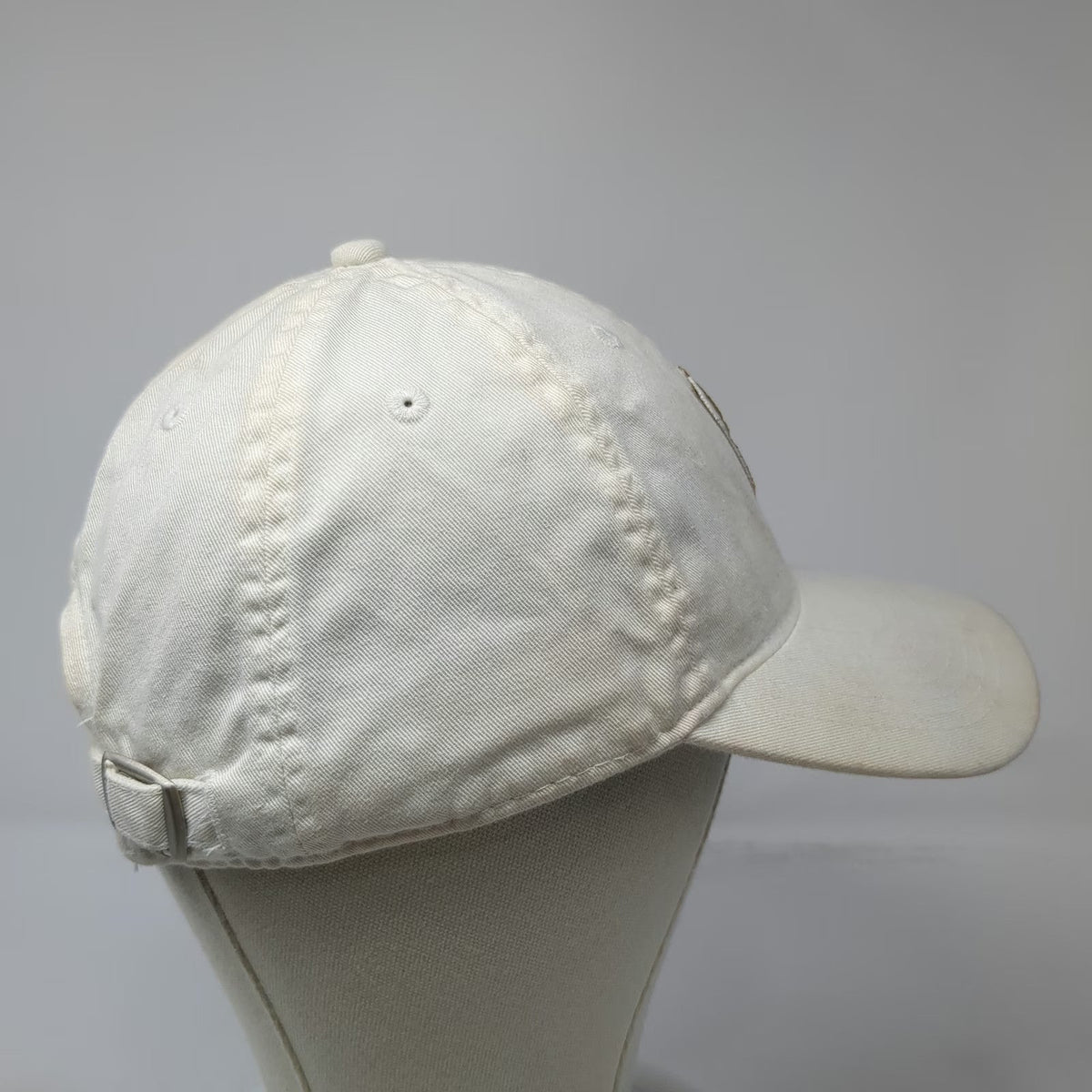 Adidas Vegas Golden Knights NHL White One Size Slideback Embroidered Logo Hat