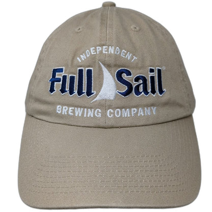 '47 Baseball Cap Beige Blue White One Size Full Sail Brewing Hood River Oregon