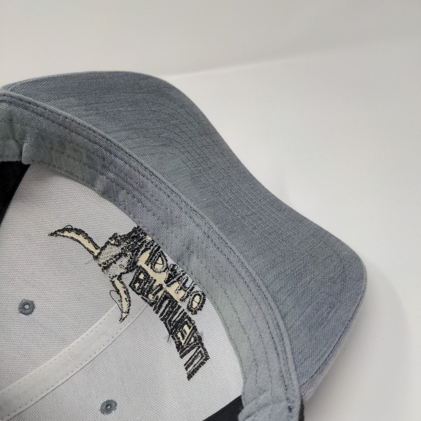 Bruneau Idaho Snapback Trucker Hat Gray One Size Adjustable Mesh Back Richardson