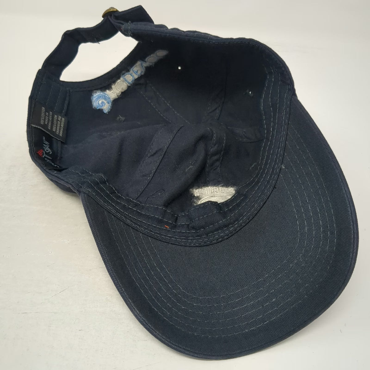 Sportsman Baseball Cap Blue One Size Stockton Atlantic City ACDEVCO Embroidered