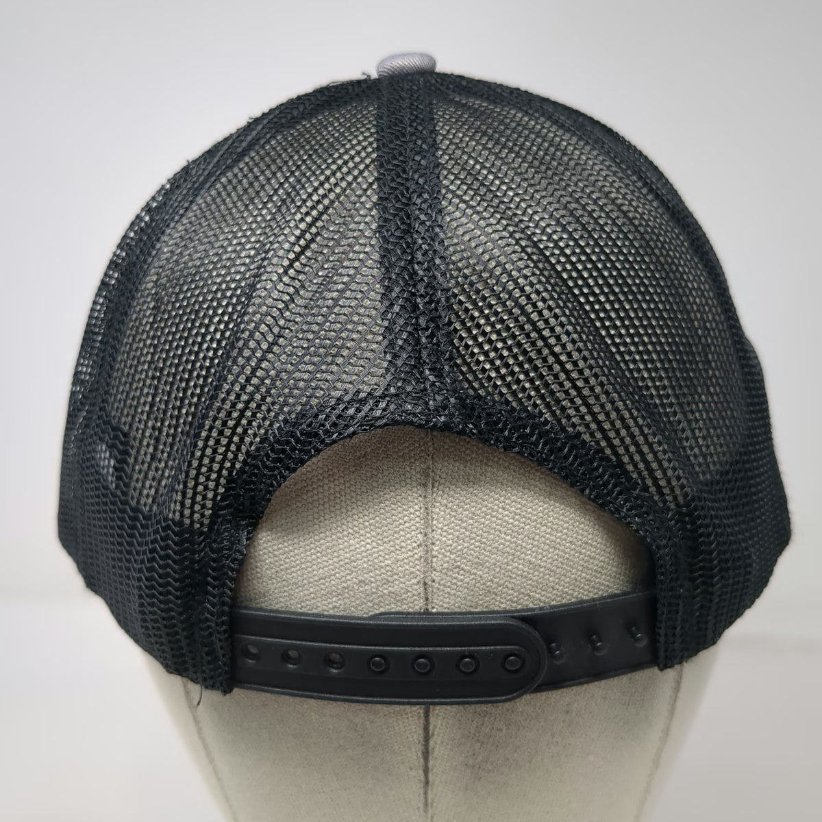 Port Authority Trucker Hat Gray One Size Mesh Snapback Blank Adjustable Curved