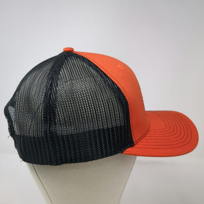 Richardson Trucker Hat Orange Black One Size YHA Youth Hunters Of America 112