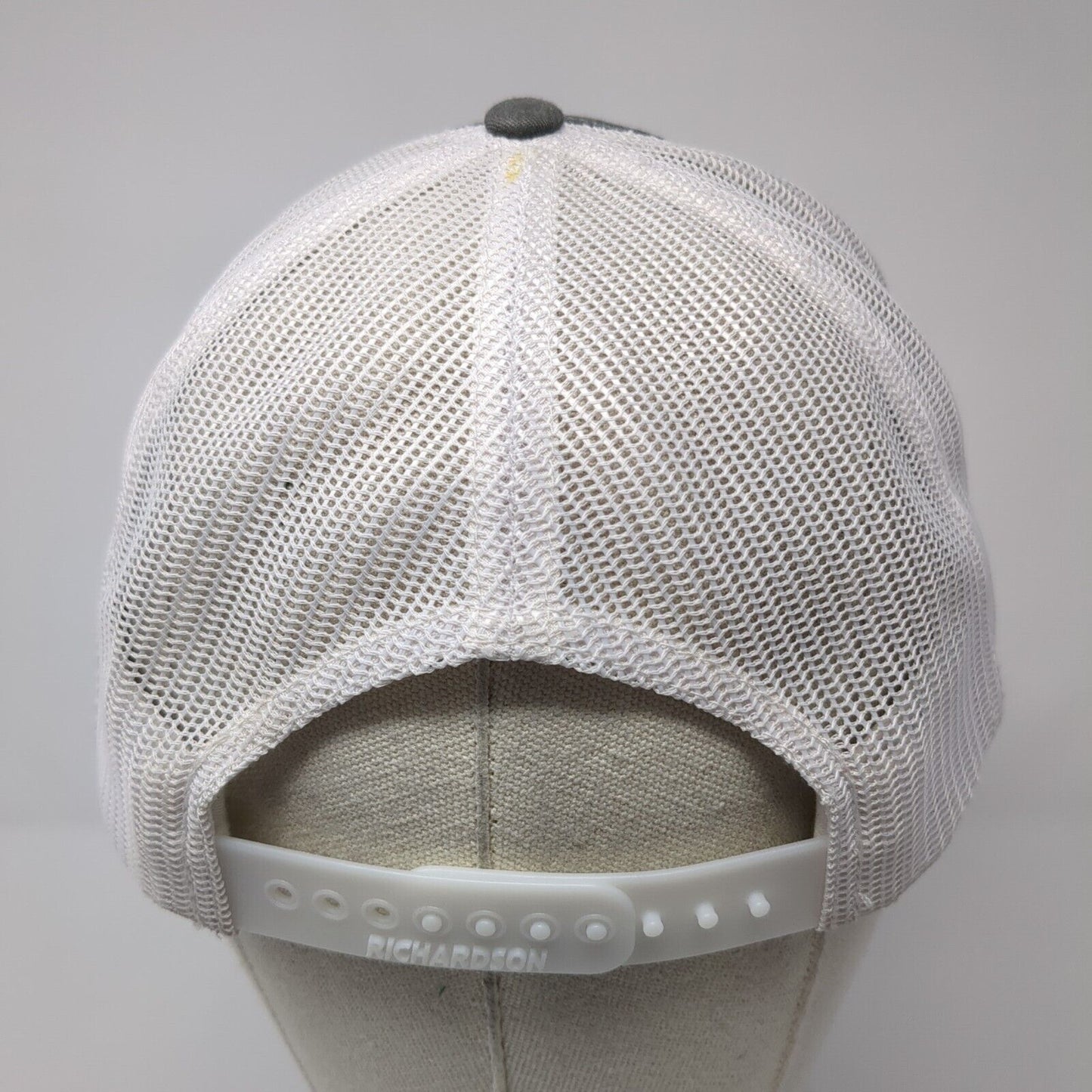 Idaho Snapback Trucker Hat Gray One Size Adjustable Mesh Back Richardson