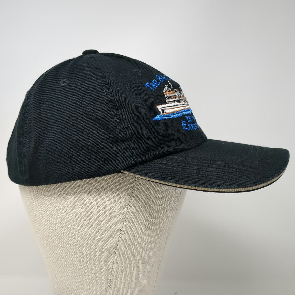 Port Authority The Boat Company Expeditions Black Baseball Cap One Size Hat