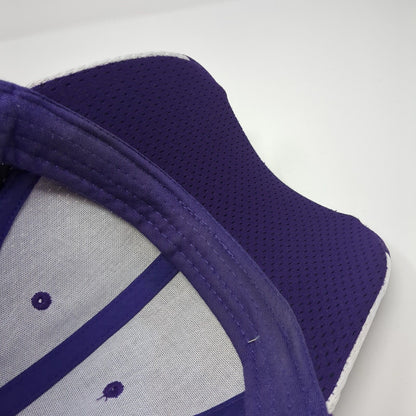 Augusta Sportswear Strapback Hat Purple One Size Adjustable Piping