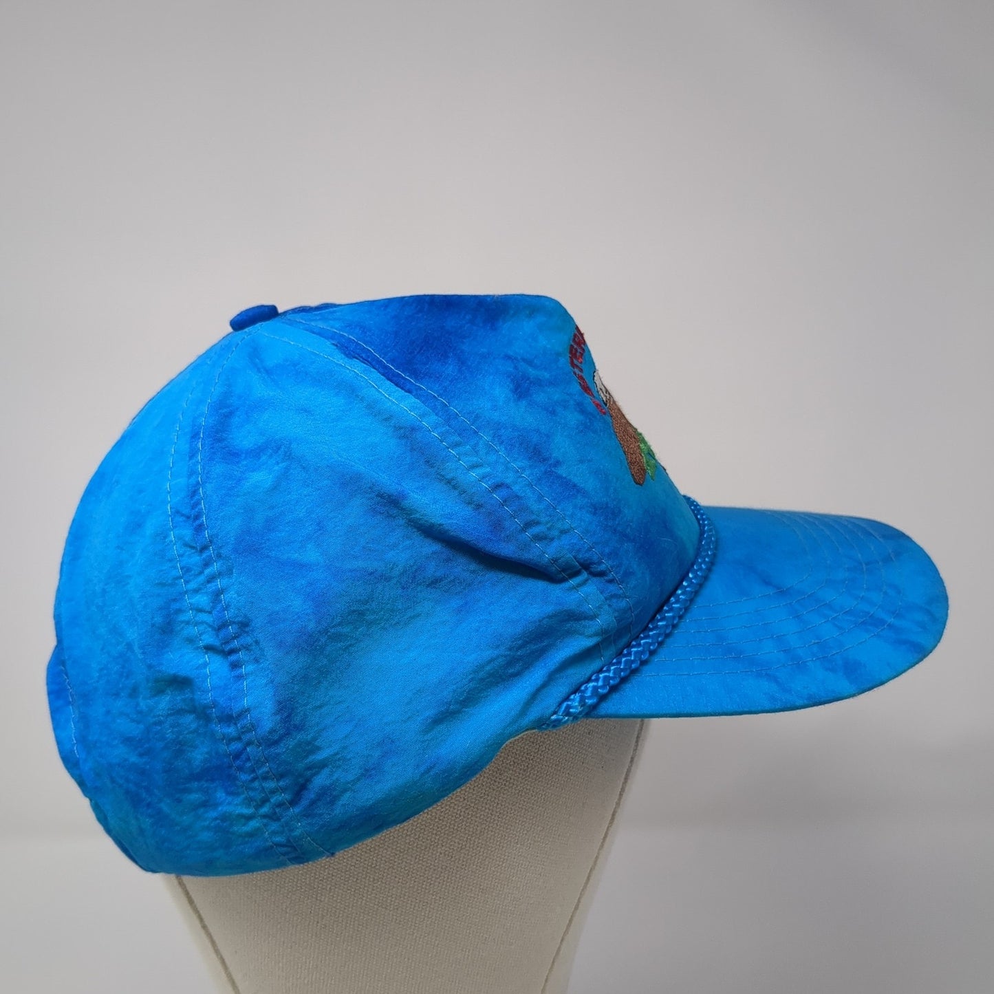 Western Terminals Snapback Hat Blue One Size Adjustable Embroidered