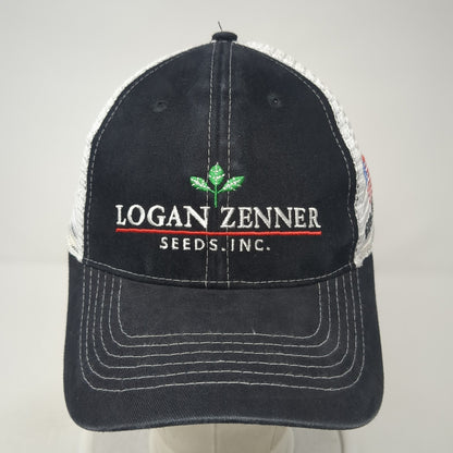 Logan Zenner Seeds Inc Trucker Hat Black One Size Adjustable Mesh Buy More Caps