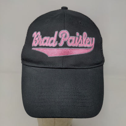 Big X Women's Snapback Mesh Back Hat Black Brad Paisley Embroidered Logo