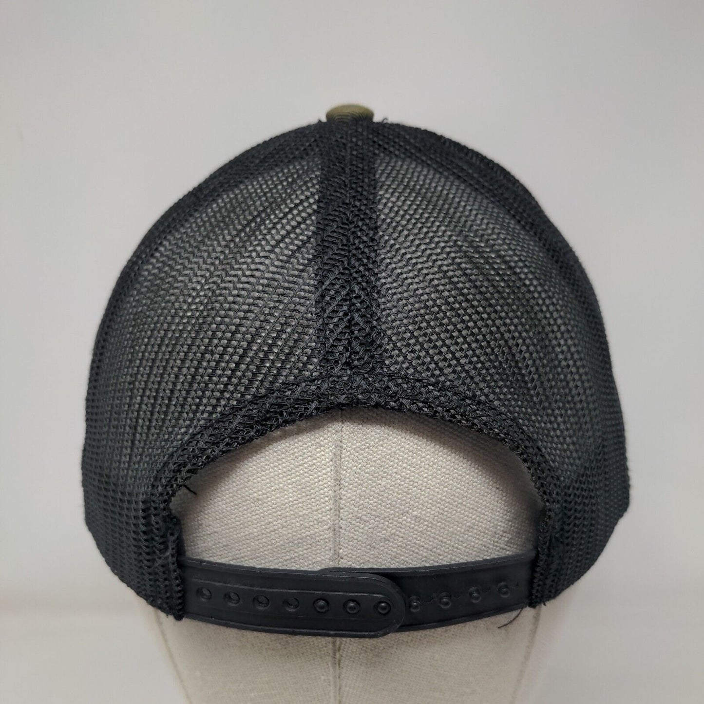 Manning Building Supplies Snapback Trucker Hat Brown OS Mesh Back Cap America