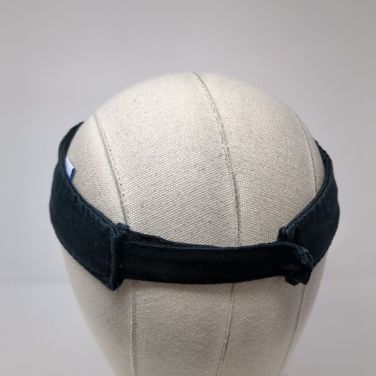 Stingerz Strapback Sun Visor Hat Black One Size Solid Port & Company