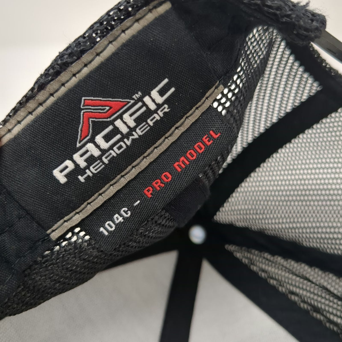 Pacific Headwear Trucker Hat Black One Size Mesh Back Chief Anderson Supply Co