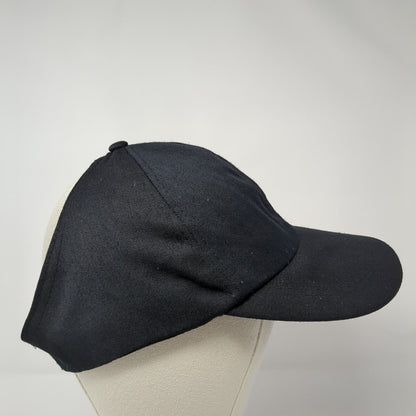 DYJ Strapback Hat Bun Ponytail Black One Size Adjustable Embroidered
