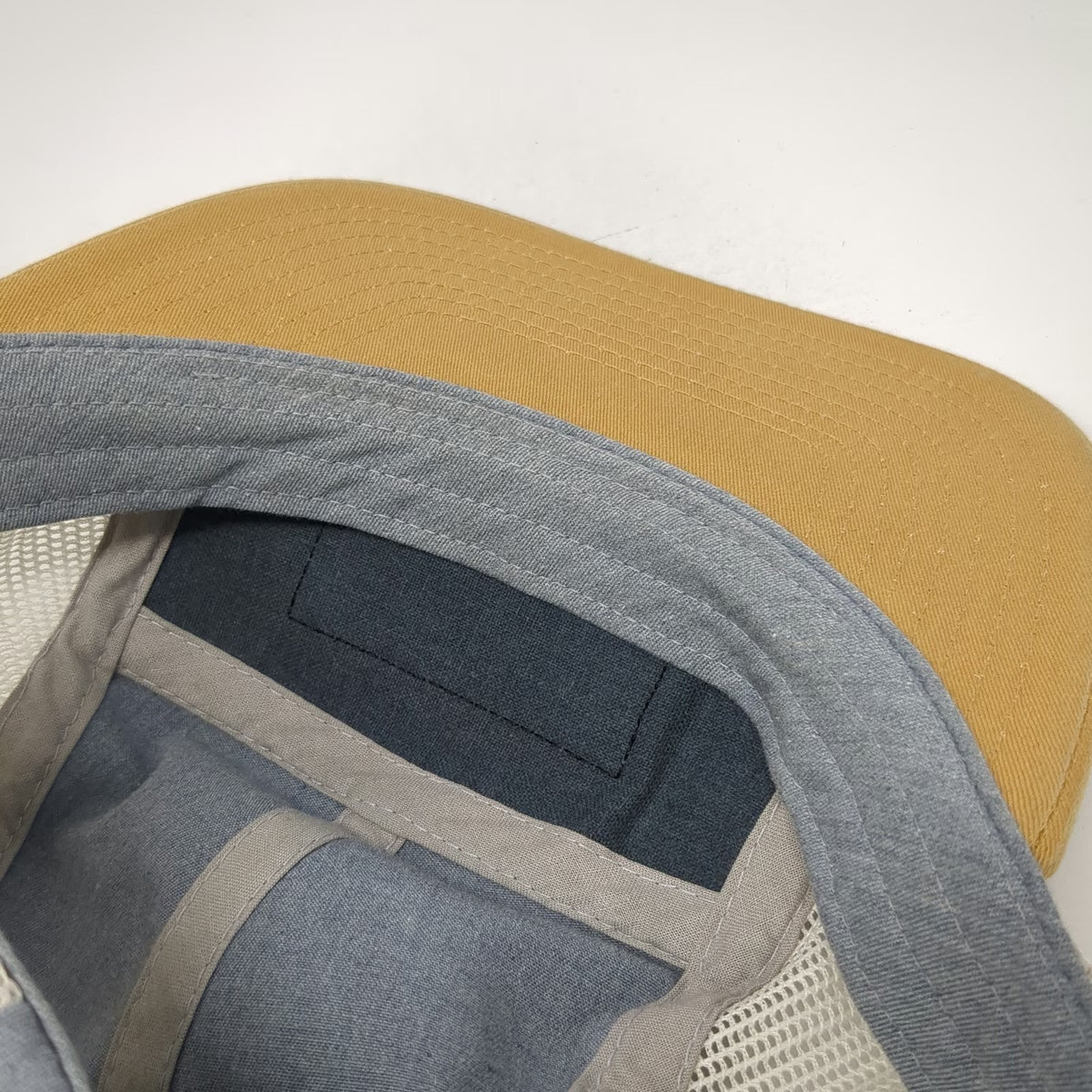 5 Panel Blue Yellow White Hat One Size Mesh Back Crux Fermentation Project