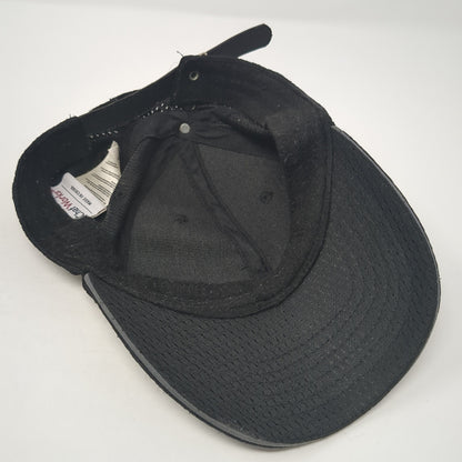 Chef Works Slideback Hat Black One Size Adjustable Solid Mesh Blank