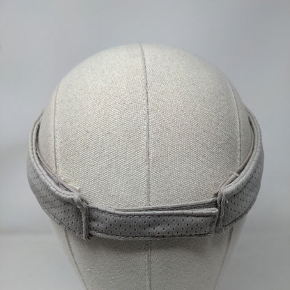 Exact Target Adult Strapback Sun Visor Gray OS Embroidered Augusta Sportswear