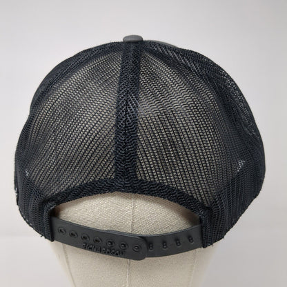 Brundage Snapback Trucker Hat`Gray One Size Adjustable Mesh Back Richardson