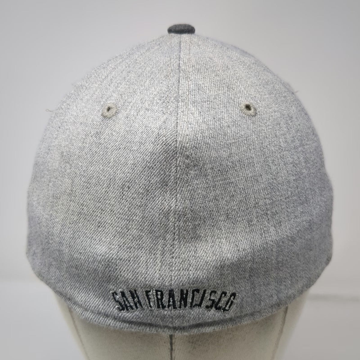 San Francisco Giants MLB New Era Baseball Cap Gray Black L 39THIRTY Stretch Fit