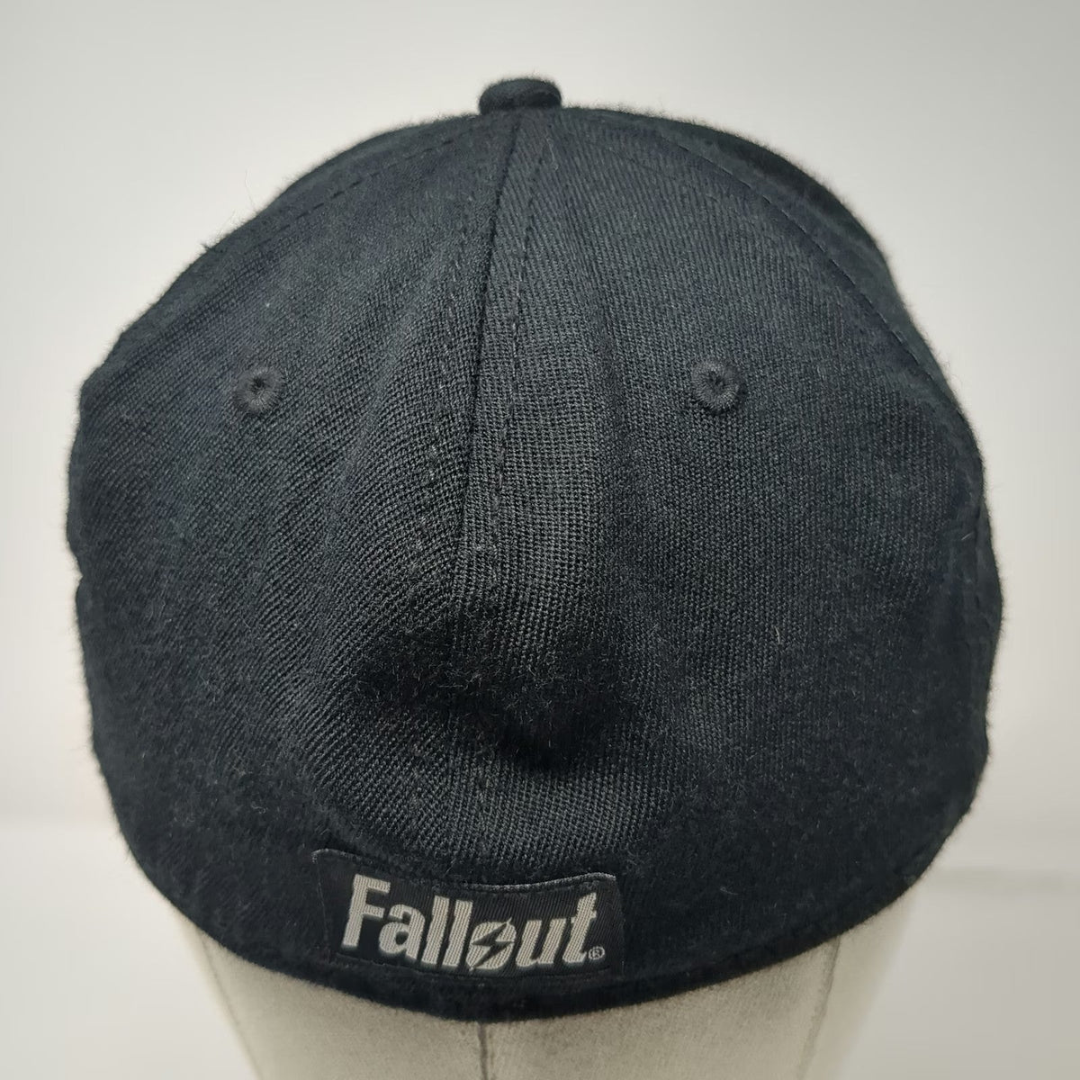 Bethesda Fallout Baseball Cap Black One Size Vault Boy Graphic Stretch Fit Hat