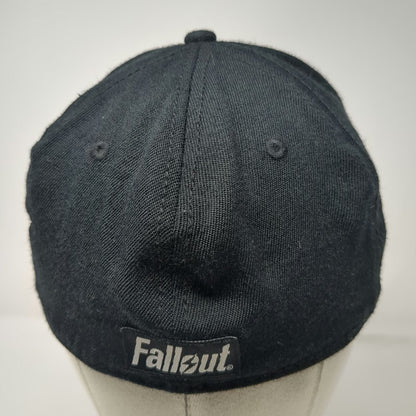 Bethesda Fallout Baseball Cap Black One Size Vault Boy Graphic Stretch Fit Hat