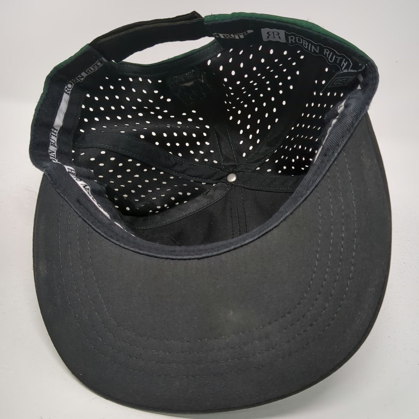 Robin Ruth 5 Panel Green One Size Alaska Moose Last Frontier Strapback Hat