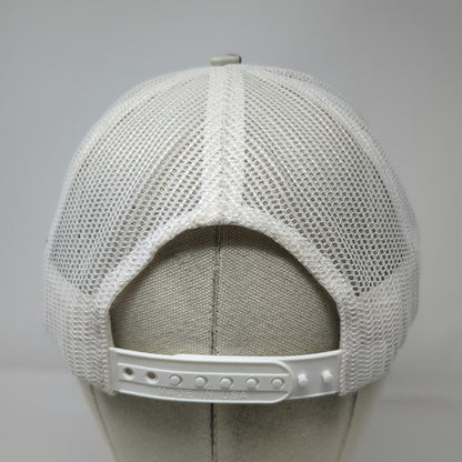 Bass Pro Shops Trucker Hat Gray One Size Made in USA Camo Mesh Snapback Rope