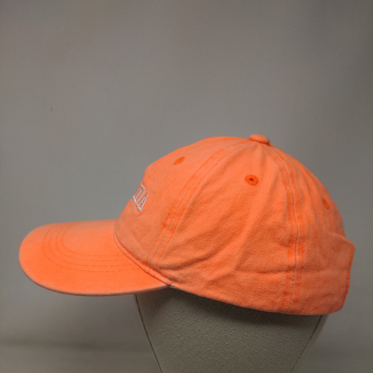 Florida Slideback Hat Orange OSFM Embroidered Adjustable Magu Distributors