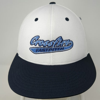 Richardson Baseball Cap White Blue M Fastpitch Flexfit Performance Team Hat