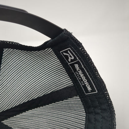 Healthwise Snapback Trucker Hat Black One Size Adjustable Richardson