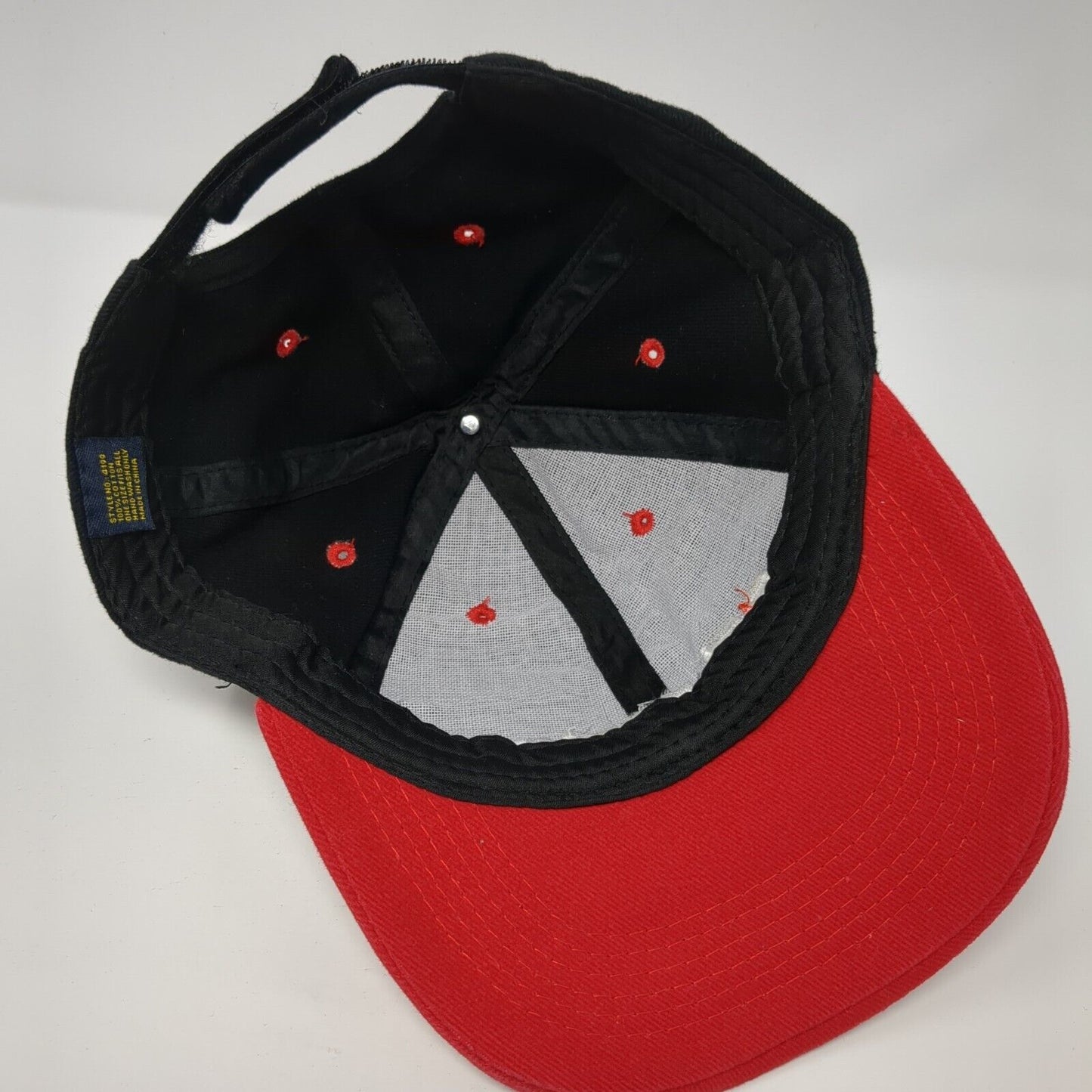 Celestion Strapback Hat Black One Size Adjustable Embroidered 6 Panel Cotton